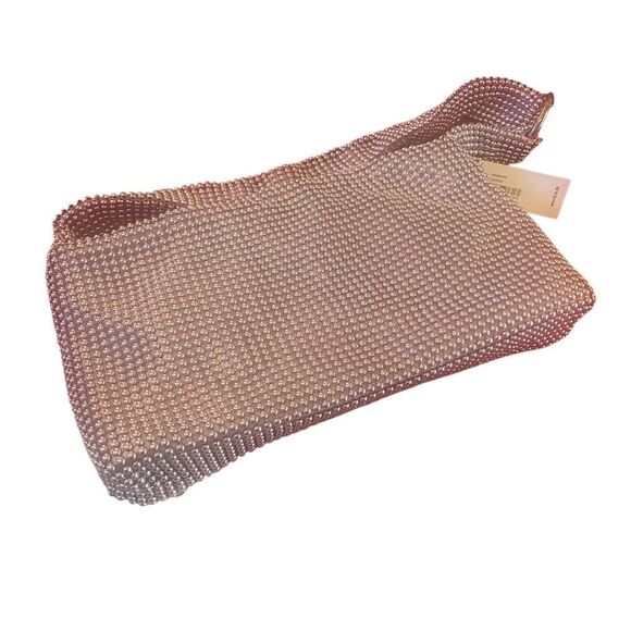 Jessica McClintock Bridgid Lt. Pink Beaded Bag. - Picture 3 of 7